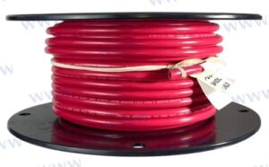 CABLE BATTERIE 6AWG (13MM²) ROUGE (30 m) | BBS Marine